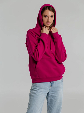 Толстовка с капюшоном Snake II ярко-розовая (фуксия) - рис 6.