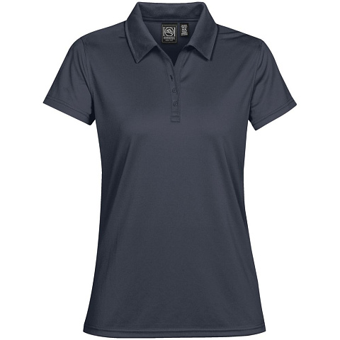 Рубашка поло женская Eclipse H2X-Dry, темно-синяя - рис 2.