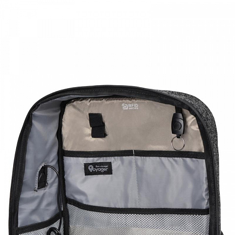 Рюкзак для ноутбука 15.6’’ со скрытой молнией и USB портом - рис 4.