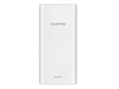 Портативный аккумулятор Canyon PB-2001 (CNE-CPB2001W), белый - рис 2.