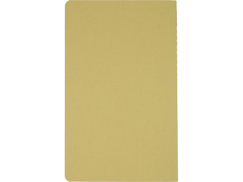 Блокнот Fabia с переплетом, изготовленный из рубленой бумаги, оливковый - рис 3.