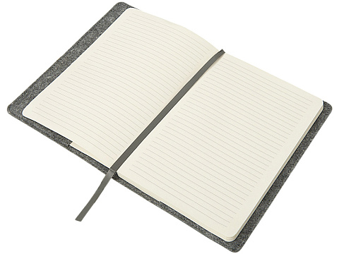 Двустороннее портфолио из рпет-фетра и искусственной кожи Felt, серый - рис 9.