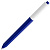 Ручка шариковая Pigra P03 Mat, темно-синяя с белым - миниатюра - рис 3.