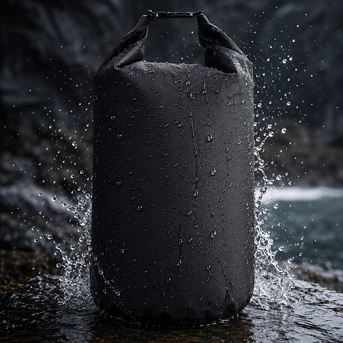 Водонепроницаемая сумка DRYBAG, чёрный - рис 3.