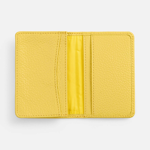 Футляр для визиток Unison, желтый - рис 5.