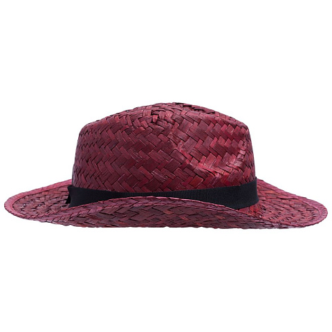 Шляпа Daydream, красная с черной лентой - рис 4.