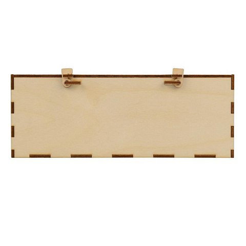 Деревянная коробка для подарков (21х11 см) - рис 4.