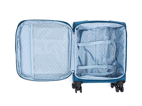 Чемодан TORBER ВИВИ, синий, полиэстер, 39 х 20 х 54 см, 36 л - рис 5.