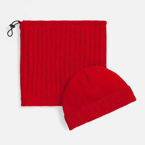 Шапка ComFleece, красная - рис 4.