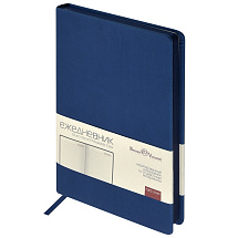 Ежедневник А5 Megapolis Color soft-touch, синий (Р)