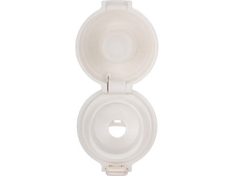 Вакуумная термокружка Waterline c кнопкой Guard, 400 мл, тубус, белый (Р) - рис 6.