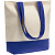 Сумка для покупок на молнии Shopaholic Zip, неокрашенная с синим - миниатюра - рис 2.