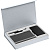 Коробка Silk с ложементом под ежедневник 10x16 см, аккумулятор и ручку, серебристая - миниатюра - рис 4.