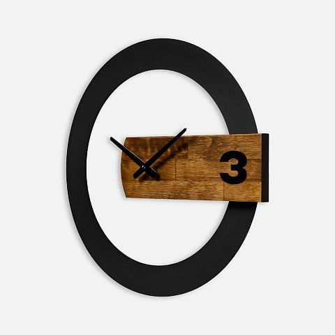 Часы TimeLord, черные с коричневым - рис 3.