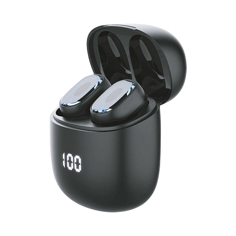 Беспроводные наушники с микрофоном Air Buds Pro, TWS, BT 5.3, LED, 300 мАч, черный, Deppa - рис 2.