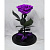Фиолетовая роза в колбе (большая) - миниатюра - рис 2.