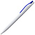 Ручка шариковая Pin, белая с синим - миниатюра - рис 3.