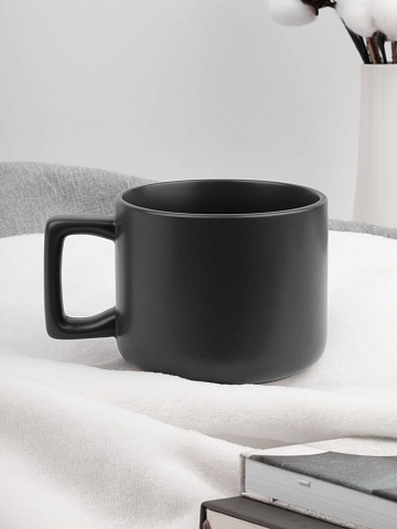 Чашка Jumbo в коробке матовая, темно-серая - рис 7.