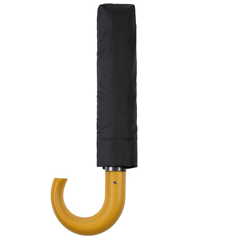 Зонт складной Classic, черный - рис 4.