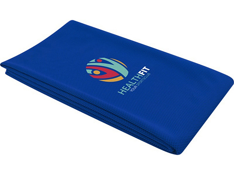 Althea спортивное полотенце 70х140 см - Ярко-синий - рис 4.