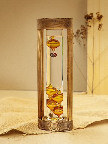 Термометр «Галилео» в деревянном корпусе, неокрашенный - рис 9.
