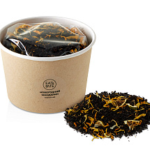 Чай черный Новогодний мандарин в картонном стаканчике, 50 гр.