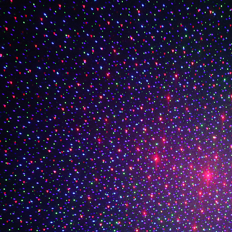 Уличный лазерный проектор RGB star shower Blue, Red, Green - рис 2.