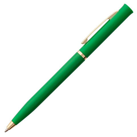 Ручка шариковая Euro Gold, зеленая - рис 3.