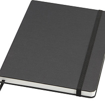 Holm блокнот формата А5 из каменной бумаги с линованными страницами - сплошной черный
