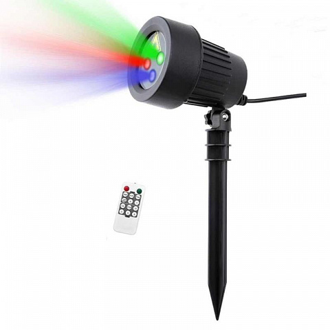 Уличный лазерный проектор RGB star shower Blue, Red, Green - рис 4.
