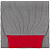 Шарф Snappy, светло-серый с красным - миниатюра - рис 2.