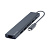 USB Type-C хаб 7-в-1, HDMI, Power Delivery, 2xUSB 3.0, RJ45, microSD/SD, графит, Deppa - миниатюра - рис 2.