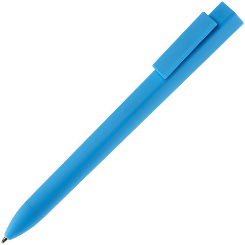 Ручка шариковая Swiper SQ Soft Touch, голубая - рис 2.