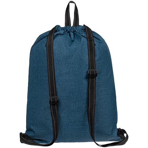 Рюкзак-мешок Melango, темно-синий - рис 3.