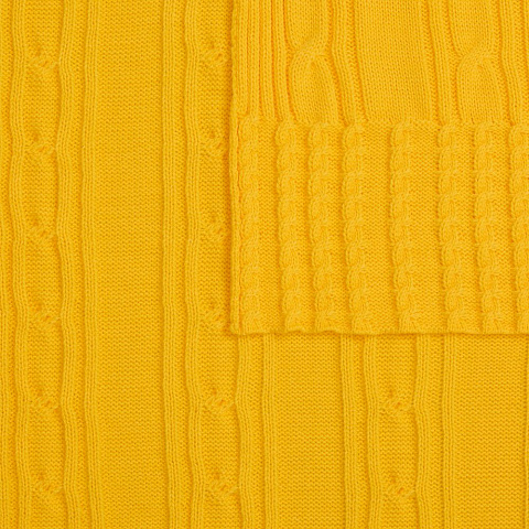 Плед Remitti, желтый - рис 4.