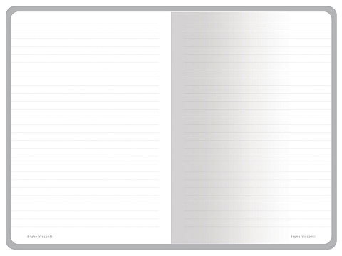 Тетрадь с каменной бумагой А5 Carrara 40 л., линейка, бордовый - рис 6.