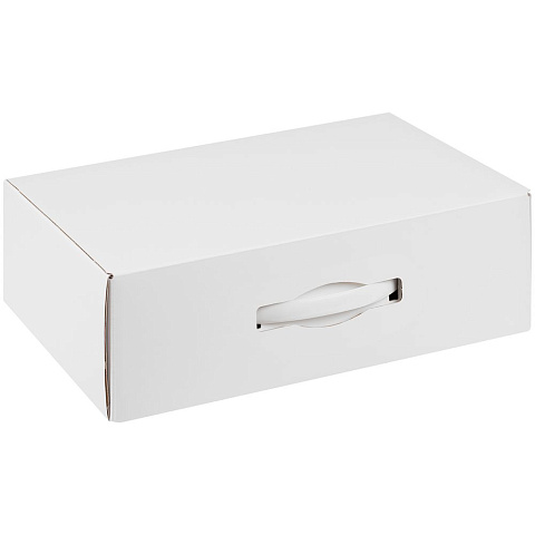 Коробка Matter Light, белая, с белой ручкой - рис 2.