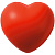 Антистресс «Сердце», красный - миниатюра
