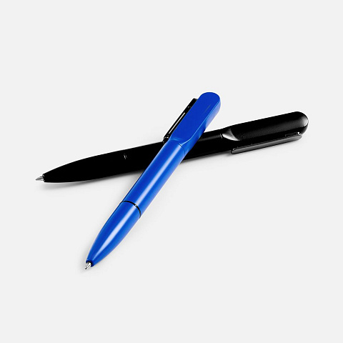 Ручка шариковая Lucenti с подсветкой логотипа, черная - рис 7.