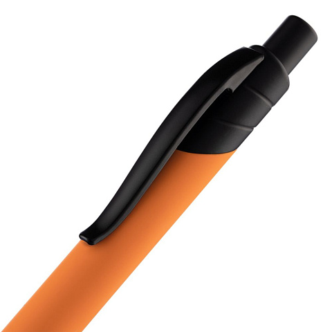 Ручка шариковая Undertone Black Soft Touch, оранжевая - рис 6.