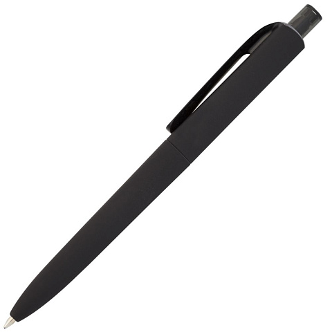 Ручка шариковая Prodir DS8 PRR-Т Soft Touch, черная - рис 4.