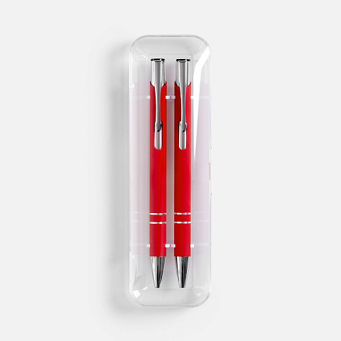 Набор из 2 ручек Keskus Soft Touch, красный - рис 5.