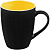 Кружка Bright Tulip, матовая, черная с желтым - миниатюра - рис 2.