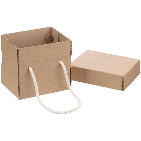Коробка для кружки с ручками "Крафт" (14х12х10 см) - рис 3.