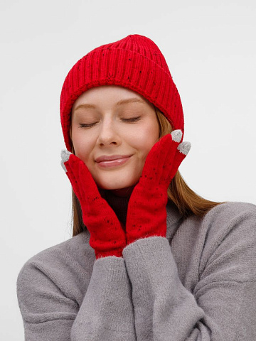 Шапка Spotti, красная - рис 7.