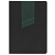 Ежедневник Bookmark, недатированный, черный с зеленым - миниатюра - рис 3.