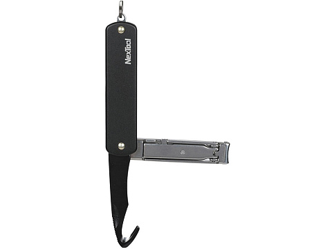 Мультитул-книпсер Nextool Multi Functional Nail Clipper, черный, 6 функций - рис 2.