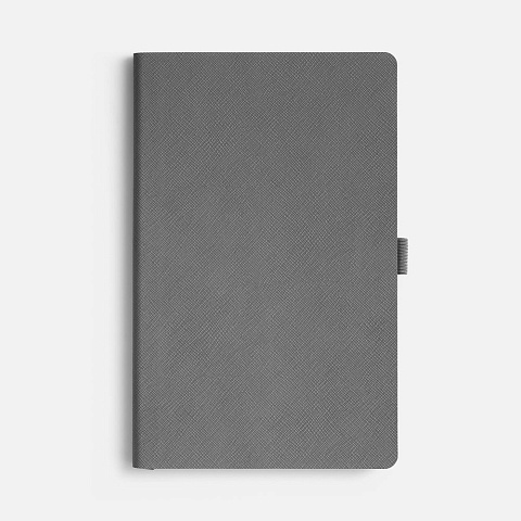 Ежедневник Lungo, недатированный, серый - рис 3.