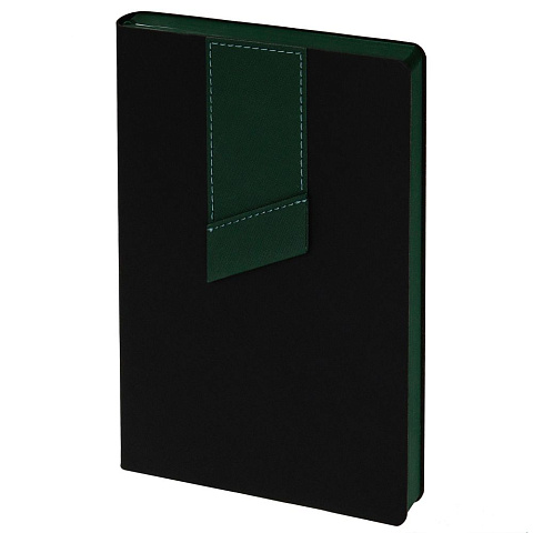 Ежедневник Bookmark, недатированный, черный с зеленым - рис 2.