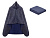 Пончо Cappy с капюшоном на липучке в мешке, темно-синий - миниатюра - рис 6.